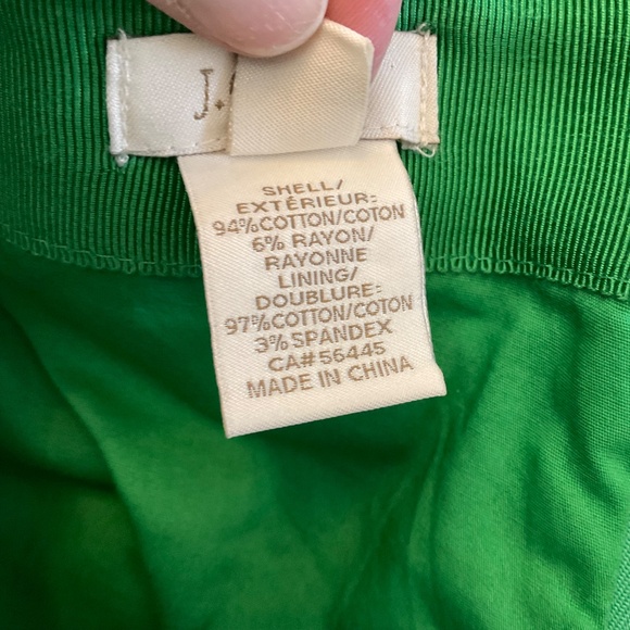 J. Crew No. 2 Pencil Skirt Green Tweed High Rise Knee Length Lined preppy pencil - Picture 8 of 16